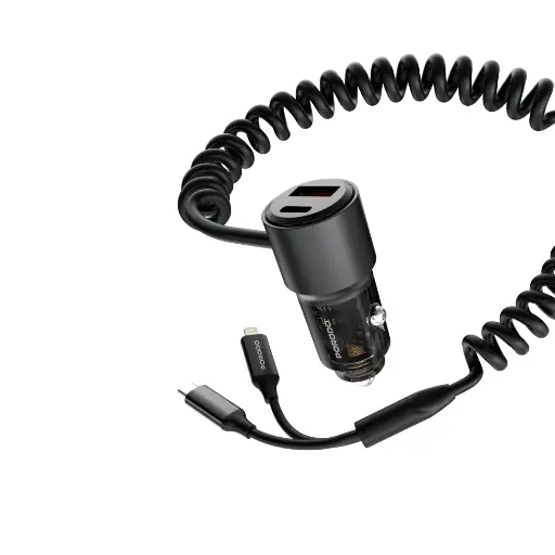[PD-FWCH047-BK] Porodo 95W Car Charger - Black