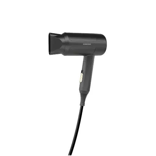 [PD-LFST071-BK] Porodo Lifestyle 1200W Foldable Hair Dryer 1.8M Cable - Black