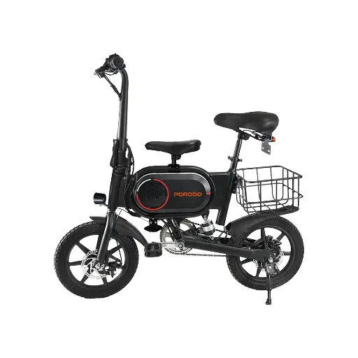 [PD-LFST083-BK] Porodo Lifestyle Folding Urban Electric Bike - Black