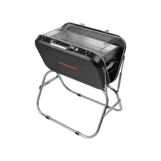 [PD-LFST092-BK] Porodo Lifestyle Portable Folding BBQ Grill - Black