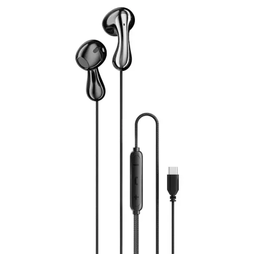 Porodo Soundtec Stereo Bass Type-C Wired Earphones