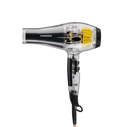 [PD-LFST106-BK] Porodo Lifestyle Crystal Shell Hair Dryer - Black