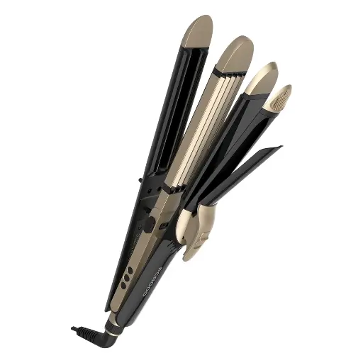 [PD-LFST109-BK] Porodo Lifestyle 4 Style Hair Iron - Black