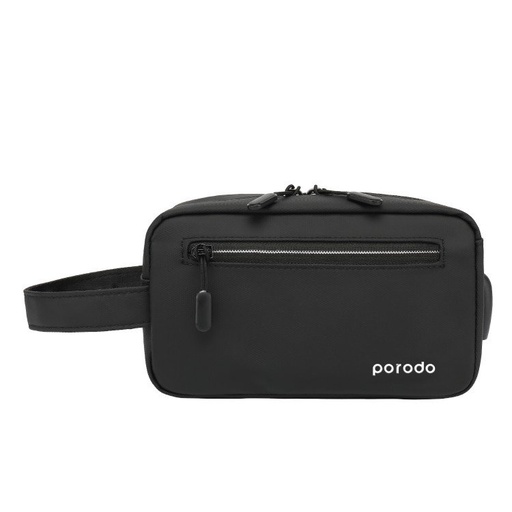 [PD-BGLSSB82] Porodo Lifestyle Multi-Compartment Storage Bag 8.2" with 2A USB Charging Outlet