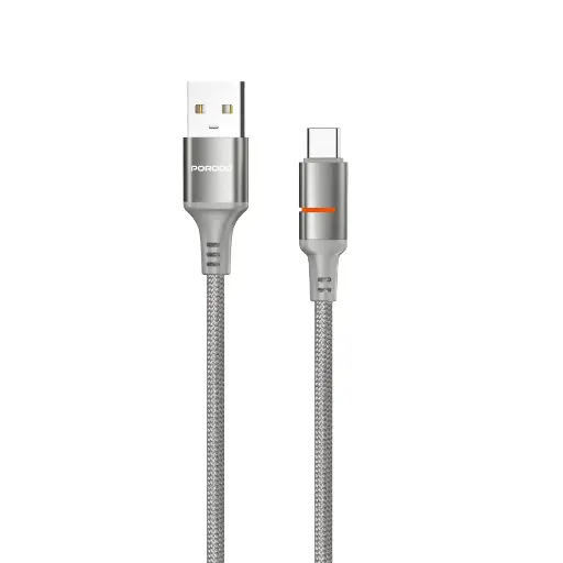 Porodo USB-A To USB-C/Lightning LED Light Cable