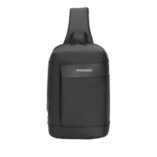 [PD-LFST124-BK] Porodo Crossbody Bag - Black