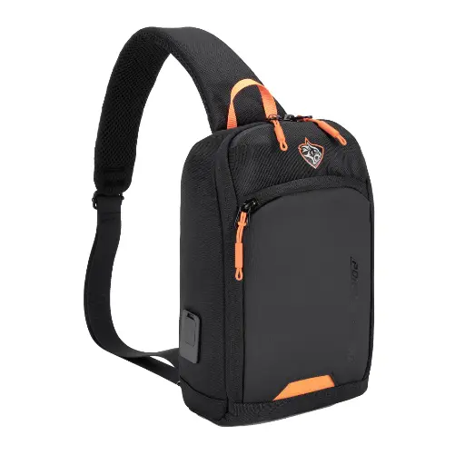 [PDX557] Porodo Gaming Crossbody Bag - Black