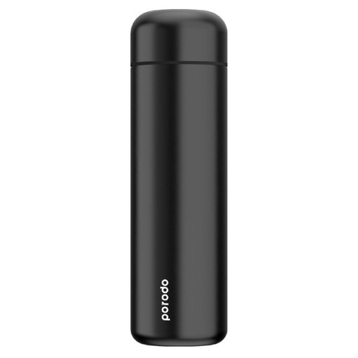 Porodo Smart Water Bottle with Temperature Indicator 500ml (Round Shape)
