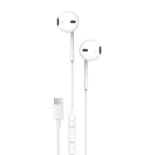 Porodo Soundtec Stereo Earphones Type-C with High-Clarify Mic