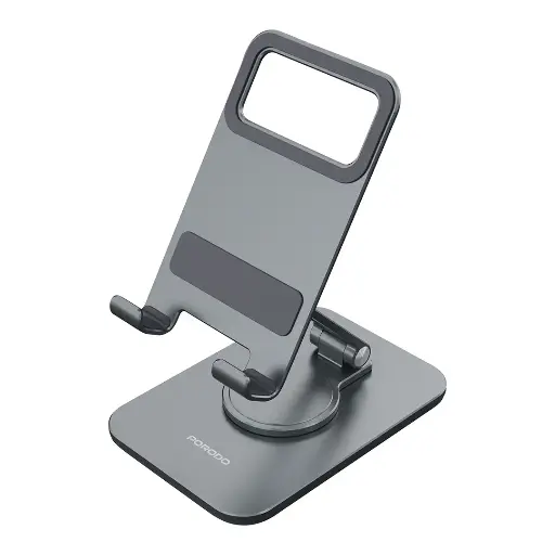 [PD-HSM24-GY] Porodo Aluminum Stand Mobile & Tablet - Gray