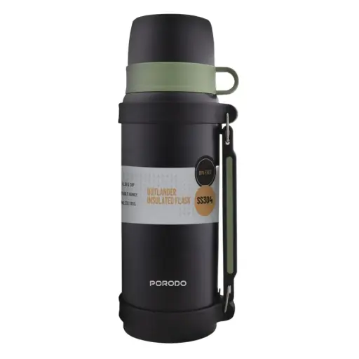 [PD-LFST157-BK] Porodo Lifestyle Insulation Flask - Black