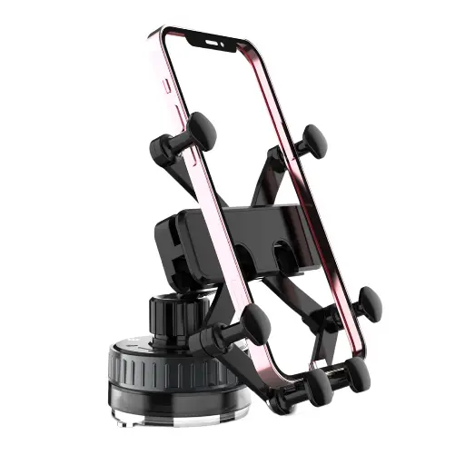 [PBHSM33BK] Porodo Blue Universal Phone Mount - Black