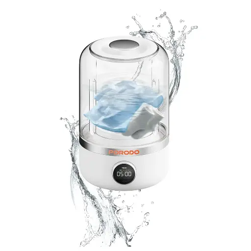 [PD-LFST192WH] Porodo Lifestyle Cordless Mini Washing Machine - White