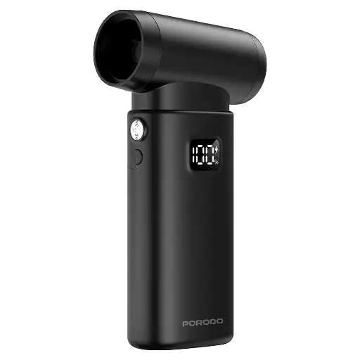 [PDLFST202BK] Porodo Lifestyle 2-in-1 Handheld Vacuum & Air Duster - Black