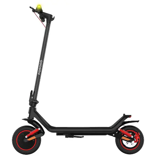 [PDLFSTESBK] Porodo Lifestyle Drif Foldable Electric Scooter with Impact-Resistant Wheels - Black