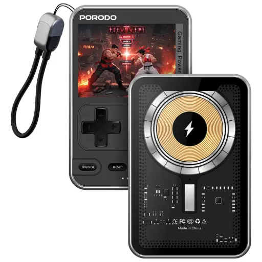[PBPBXH003BK] Porodo Arcadevolt 5000mAh MagSafe Power Bank - Black