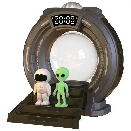 [PDSGPTR3WS] Porodo Lifestyle Stargate Lamp Alien Projection Light - Dark Gray