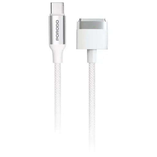 [PDCBL0040WH] Porodo USB-C to MagSafe 3 Fast Charging Cable - White
