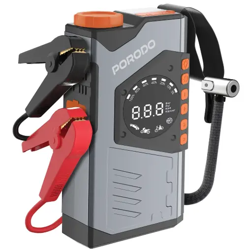[PDPBA10GY] Porodo VoltBoost 10000mAh Compact Utility Tool - Gray