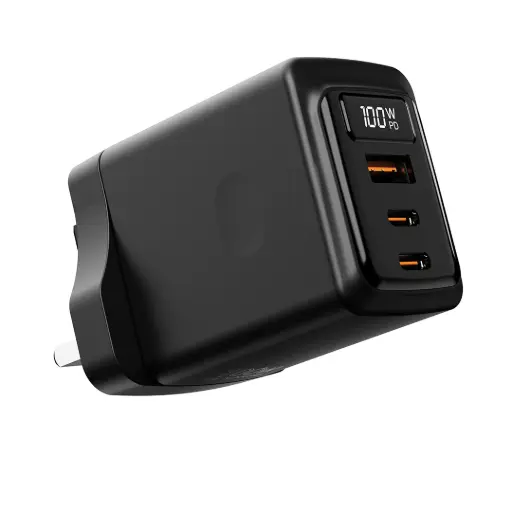 [PDFWCH073CBK] Porodo GaN 100W Multi-Port Wall Charger
