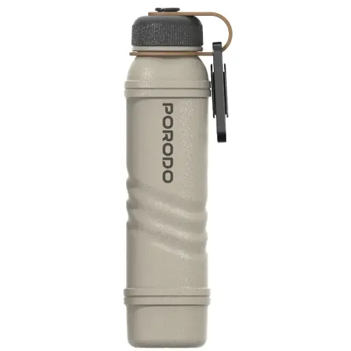 [PDNDC016KH] Porodo OneGear with 5000mAh Power Bank with Flashlight & Lighter - Khaki