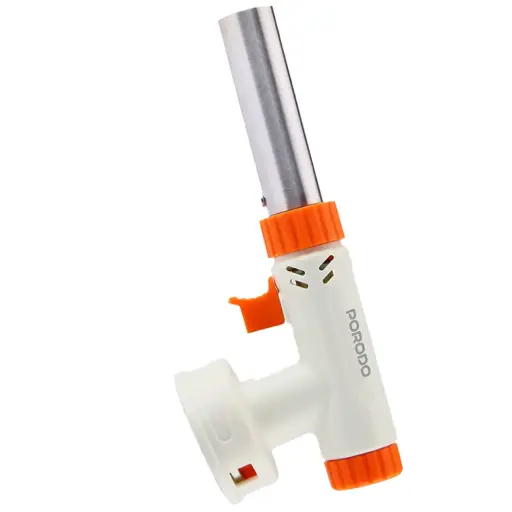 [PDLFSTJY01CR] شعلة غاز بوتان بنظامين من بورودو لايف ستايل مع إشعال بيزو - أبيض كريمي/برتقالي
