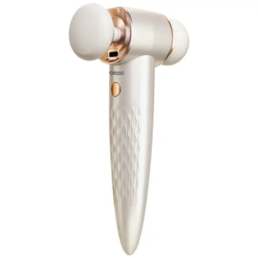 [PDLFSTXYM01BG] Porodo Magnetic Dual-Head Electric Beauty Blender - Beige